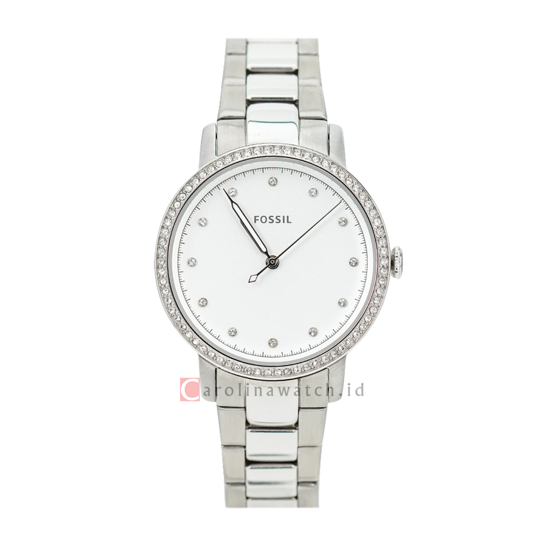 Jam Tangan Fossil Neely ES4287 Women White Dial Stainless Steel Strap