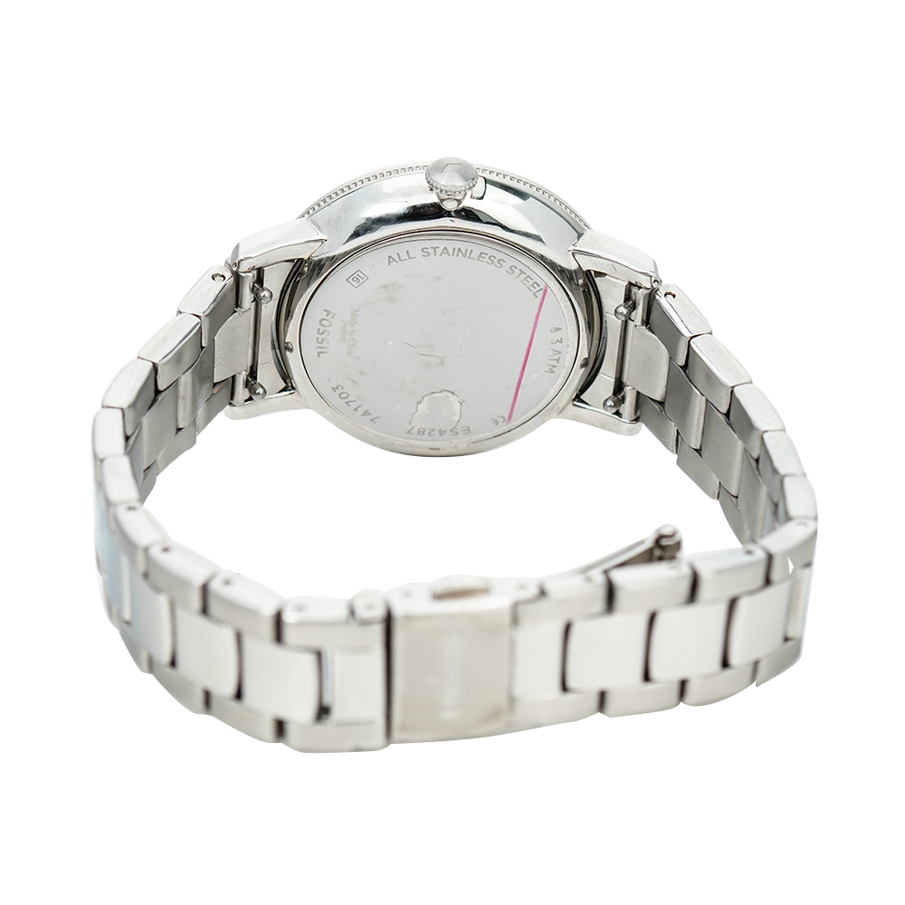 Jam Tangan Fossil Neely ES4287 Women White Dial Stainless Steel Strap