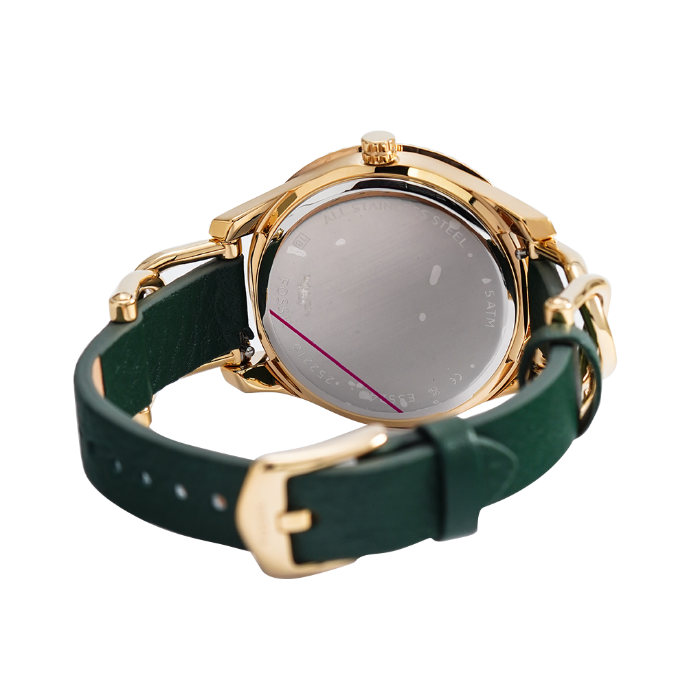 Jam Tangan Fossil Stella ES5243 Multifunction Women Green Dial