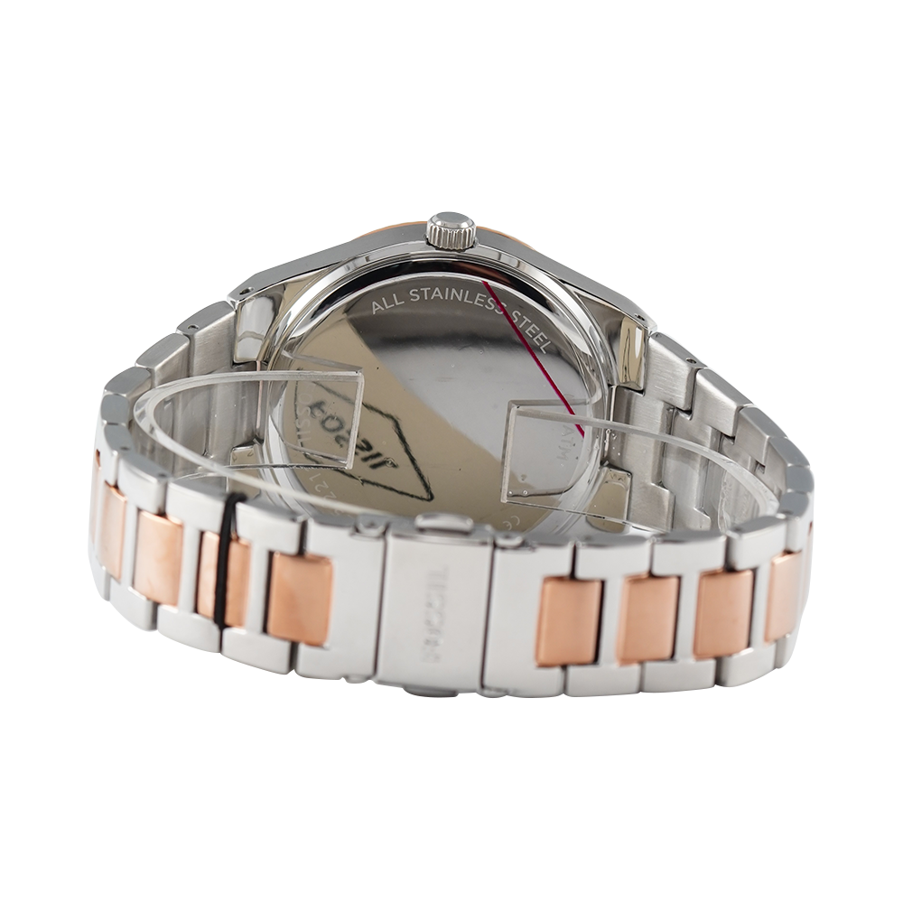 Jam Tangan Fossil Scarlette ES5261 Women Silver Dial Dual Tone Stainless Steel Strap