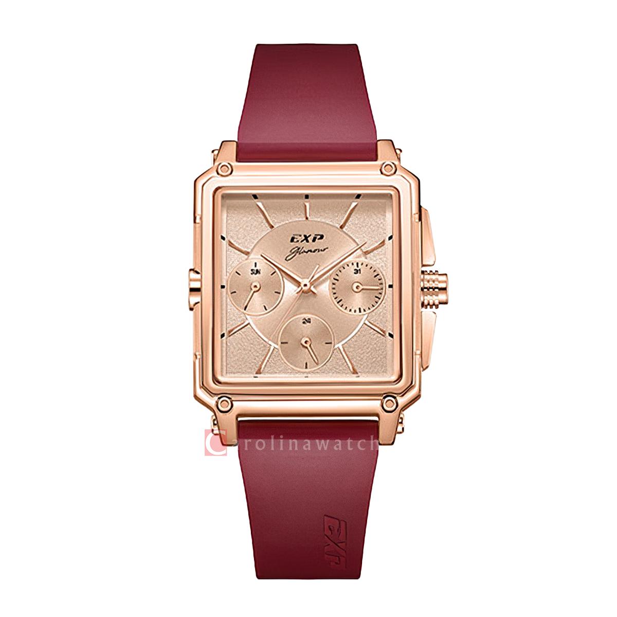 Jam Tangan Expedition EXP Glamour EX 6618 BFRRGLNDR Women Rose Gold Di ...