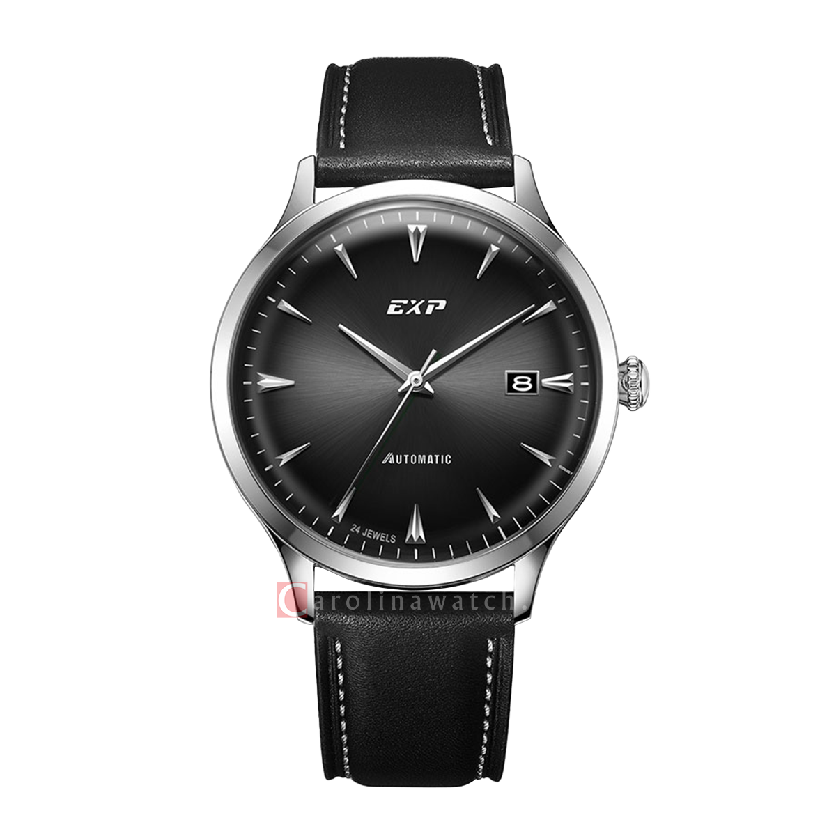 Jam Tangan Expedition EXP EX 6853 MALSSBA Men Black Dial Black Leather ...