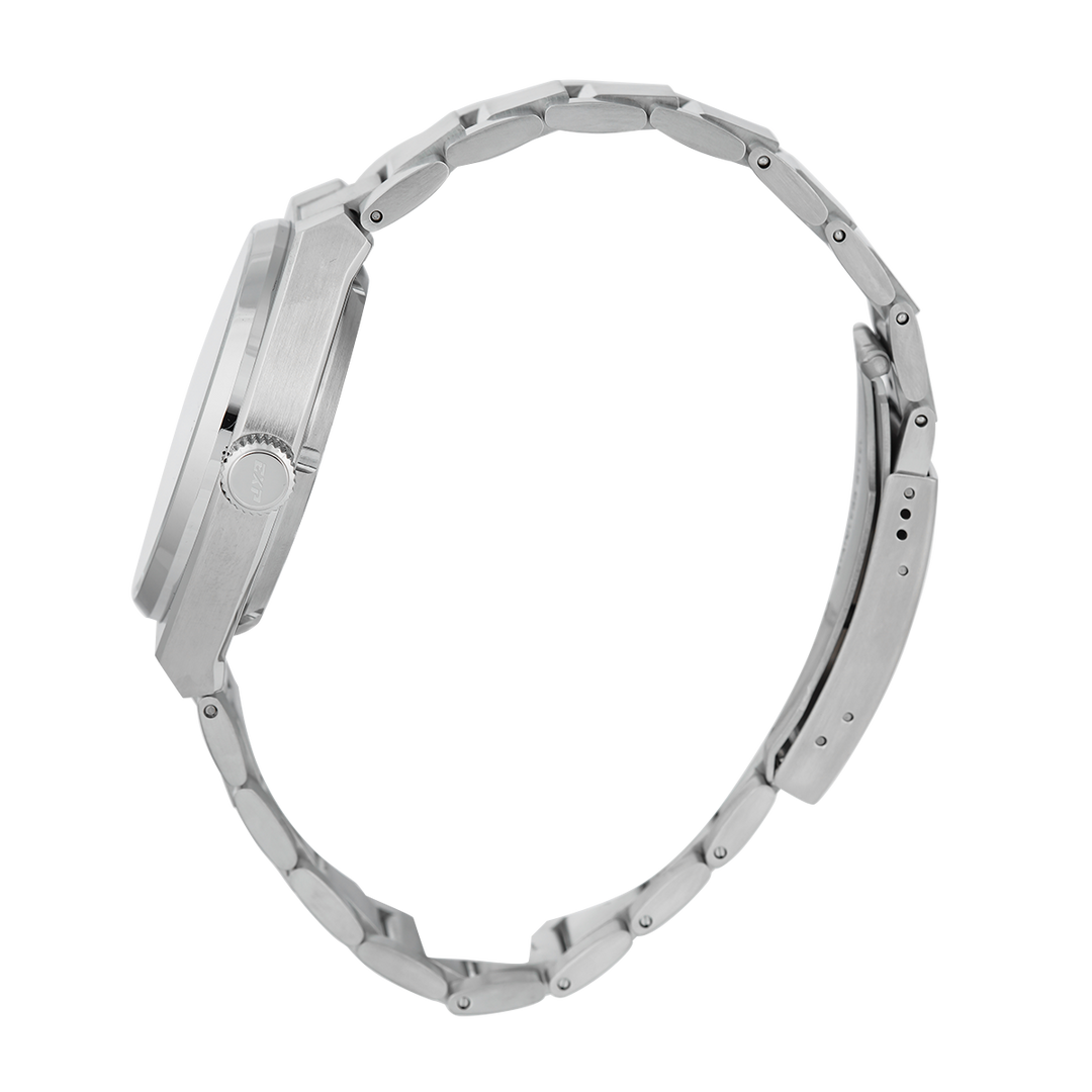 Jam Tangan Expedition EXP EX 6857 MABSSSL Men White Dial Stainless Steel Strap