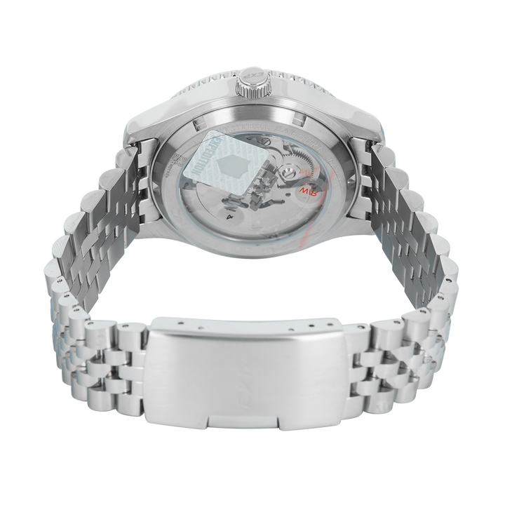 Jam Tangan Expedition EXP EX 6862 MABSSBA Men Black Dial Stainless Steel Strap