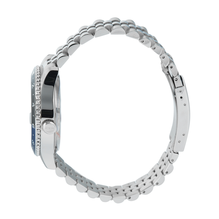 Jam Tangan Expedition EXP EX 6862 MABSSBABU Men Black Dial Stainless Steel Strap