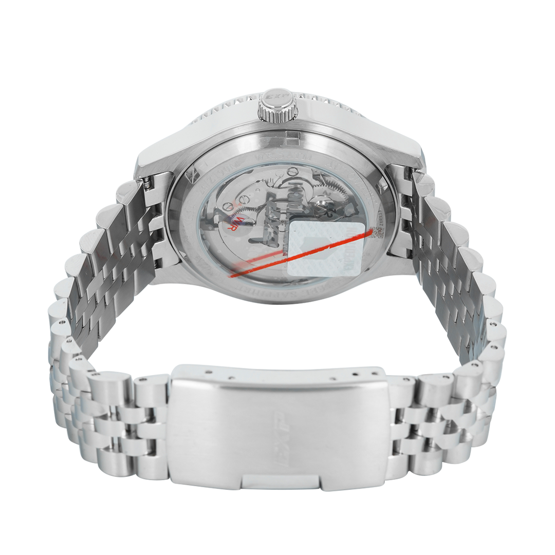 Jam Tangan Expedition EXP EX 6862 MABSSBARE Men Black Dial Stainless Steel Strap