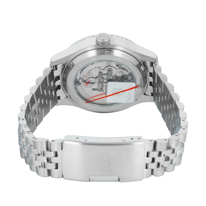 Jam Tangan Expedition EXP EX 6862 MABSSBARE Men Black Dial Stainless Steel Strap