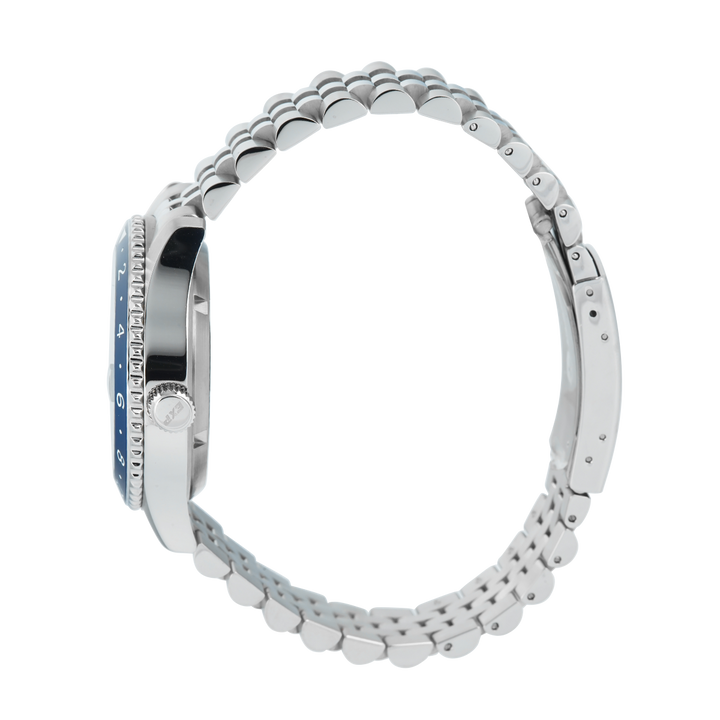 Jam Tangan Expedition EXP EX 6862 MABSSBU Men Blue Dial Stainless Steel Strap