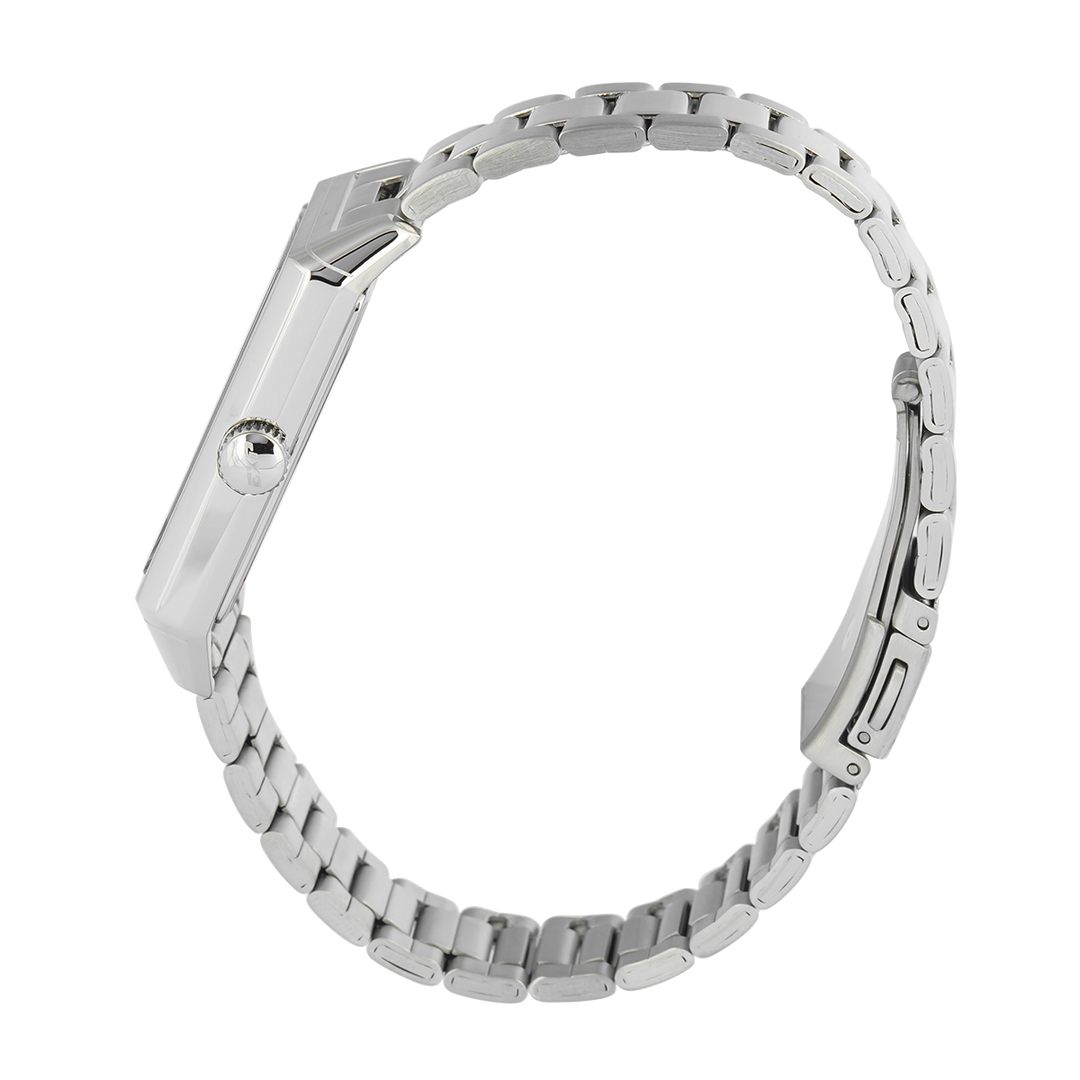 Jam Tangan Expedition EXP EX 6866 MDBSSGRIVRM Tank Men Grey Dial Stainless Steel Strap