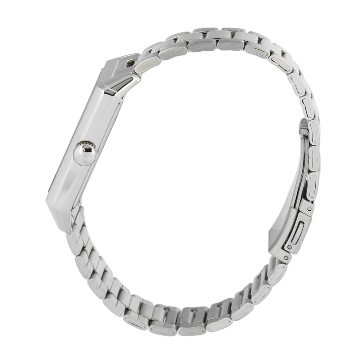 Jam Tangan Expedition EXP EX 6866 MDBSSGRIVRM Tank Men Grey Dial Stainless Steel Strap