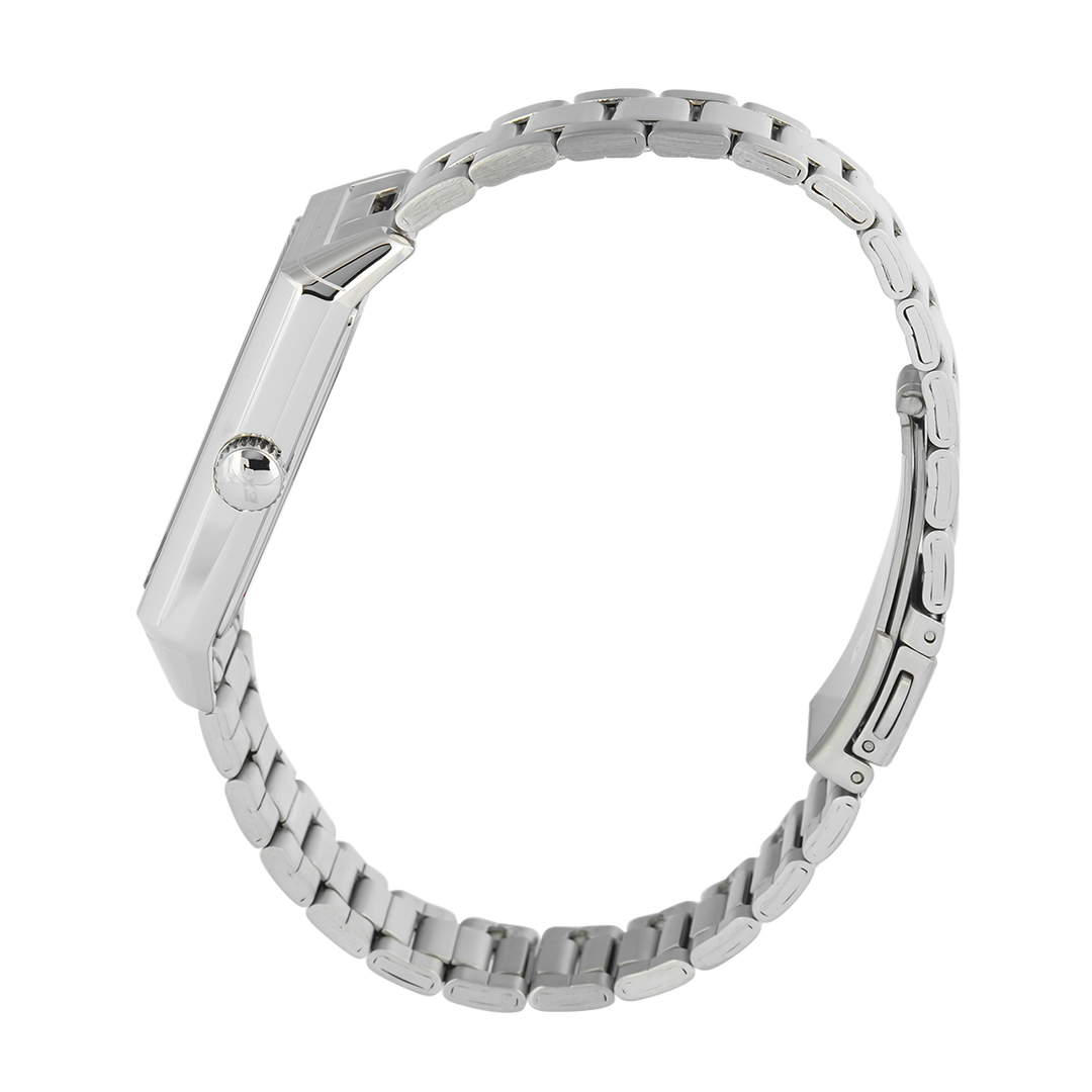 Jam Tangan Expedition EXP EX 6866 MDBSSSL Men Silver Dial Stainless Steel Strap