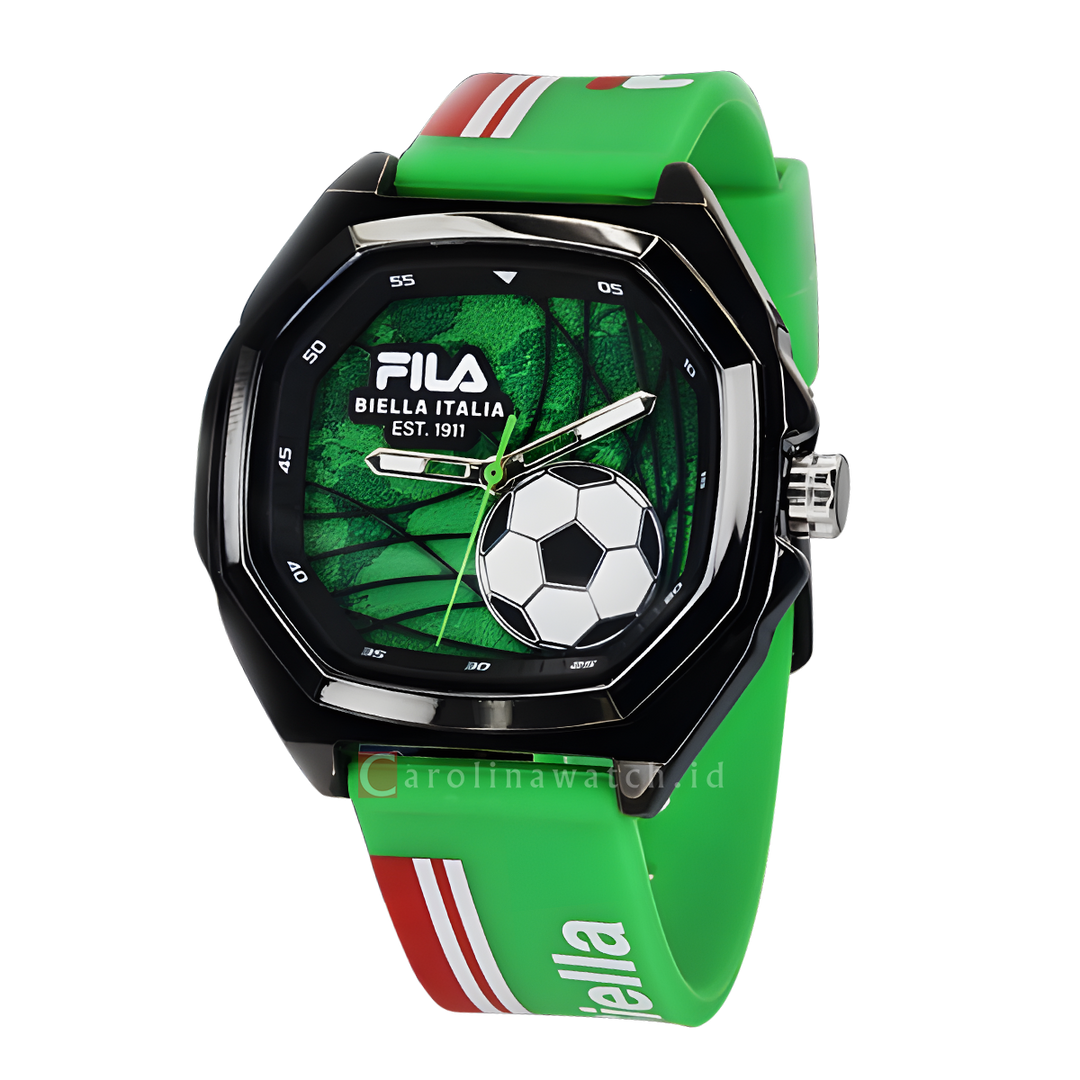 Jam Tangan Unisex FILA FL38-6808-001 Green Dial Green Silicone Strap Special Edition
