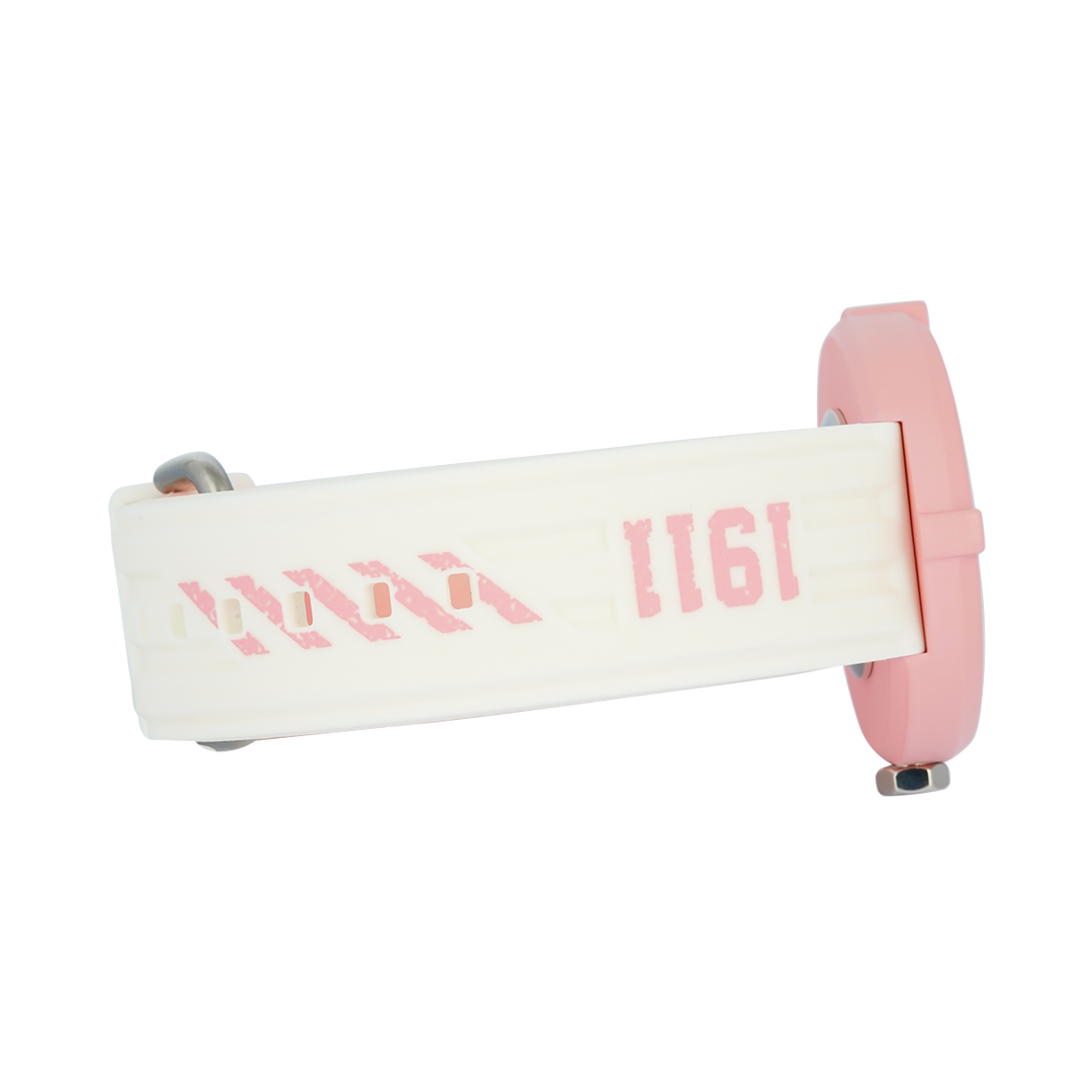 Jam Tangan FILA Italia Biella FL38338-106 Unisex Container Silver Dial Dual Color Rubber Strap