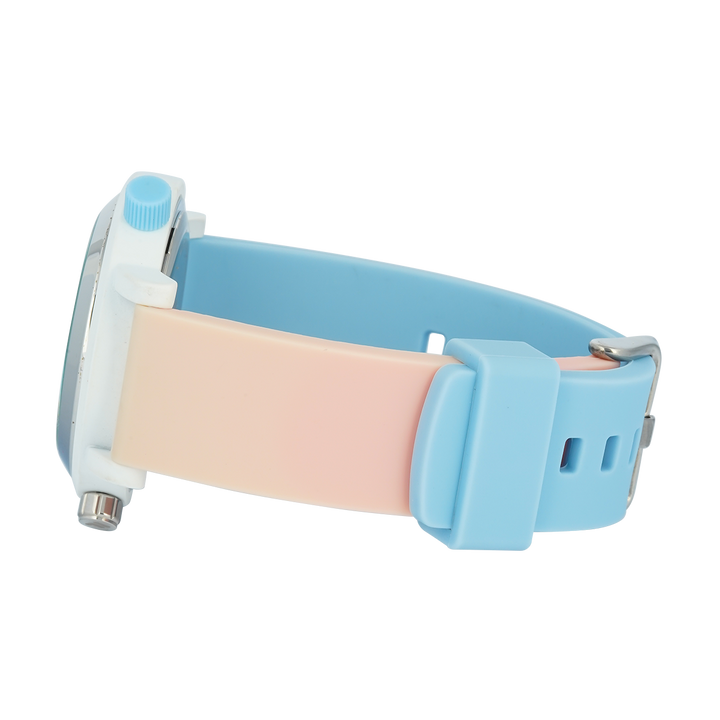 Jam Tangan FILA Italia Biella FL38341-006 Unisex My-Turn White Dial Dual Color Rubber Strap