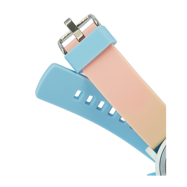 Jam Tangan FILA Italia Biella FL38341-006 Unisex My-Turn White Dial Dual Color Rubber Strap