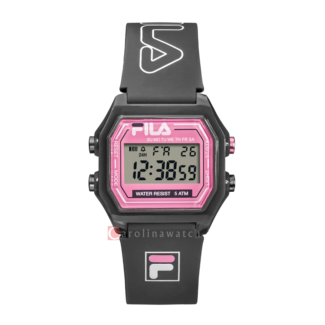 Jam Tangan FILA FL38349-004 Unisex Digital Dial Grey Rubber Strap