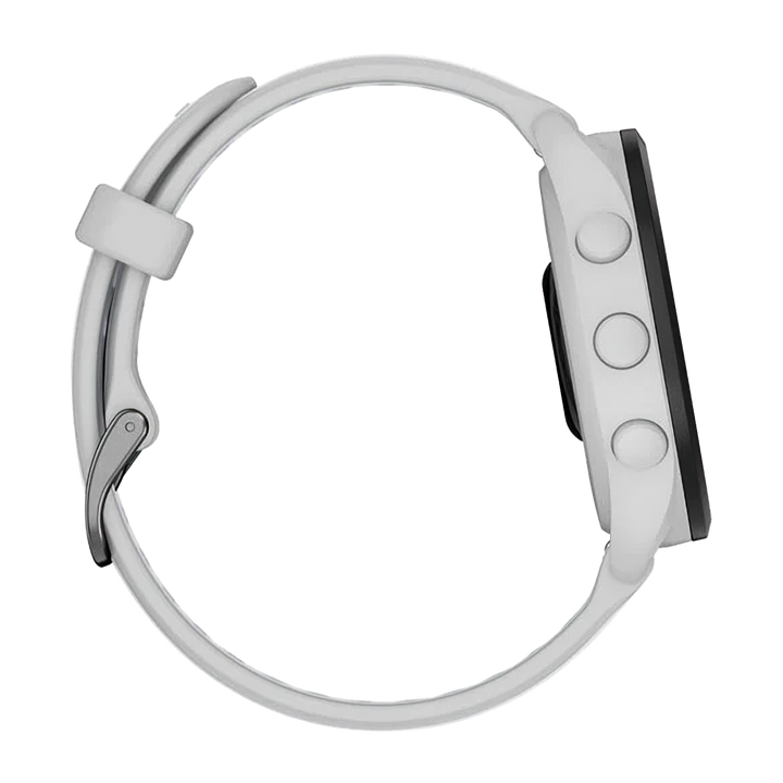 Jam Tangan Garmin Forerunner 165 FORERUNNER165MISTGREYWHTSTN Unisex GPS Running Watch with Heart Rate Monitor