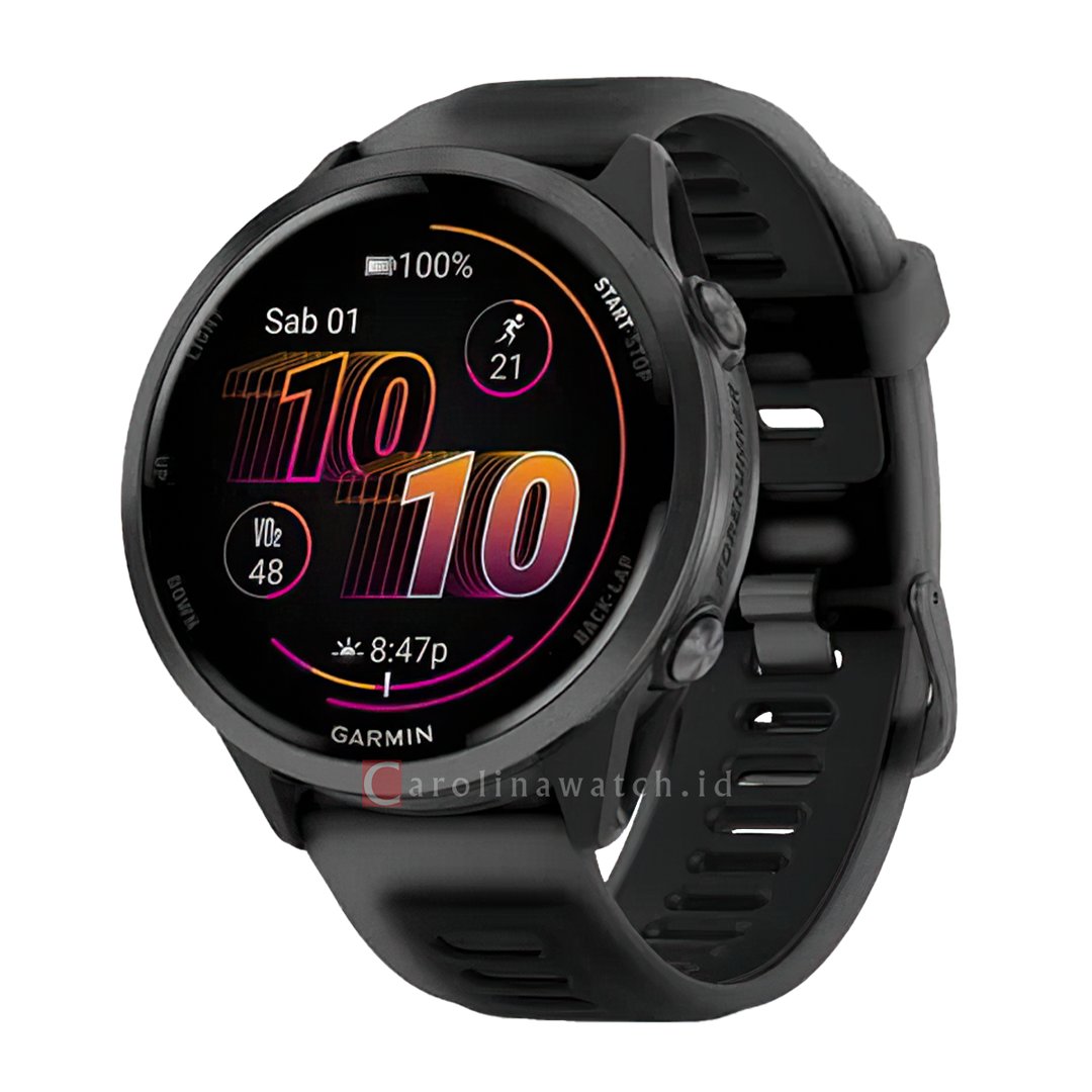Jam Tangan Garmin Forerunner 570 FORERUNNER57047MMBLACK Unisex