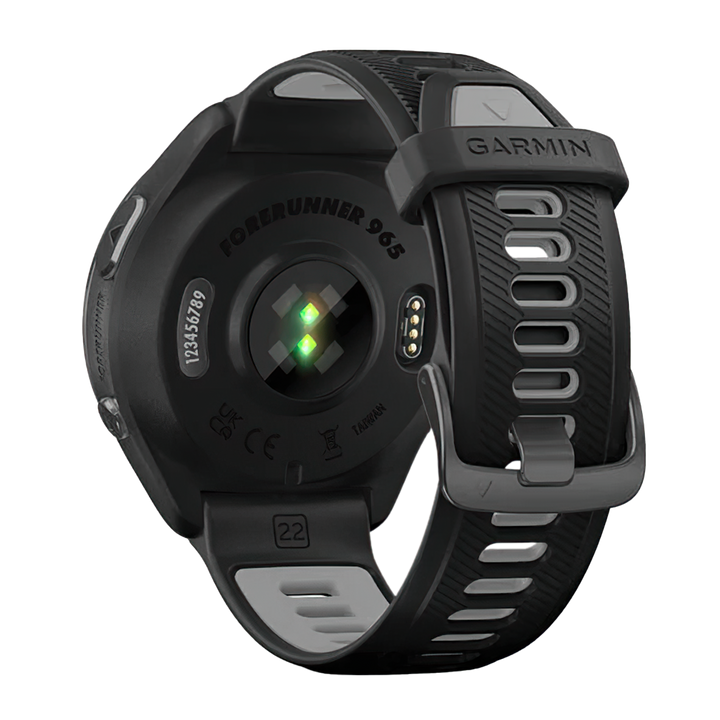 Jam Tangan Garmin Forerunner 965 FORERUNNER965BLACK Unisex Triathlon Sports GPS Watch