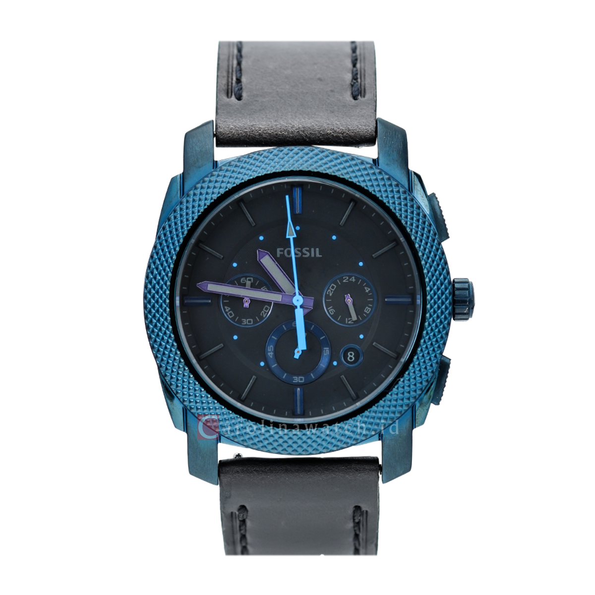 Jam Tangan Fossil Machine FS5361 Chronograph Men Black Dial Black Leat jam-tangan-fossil-machine-fs5361-chronograph-men-black-dial-black-leat