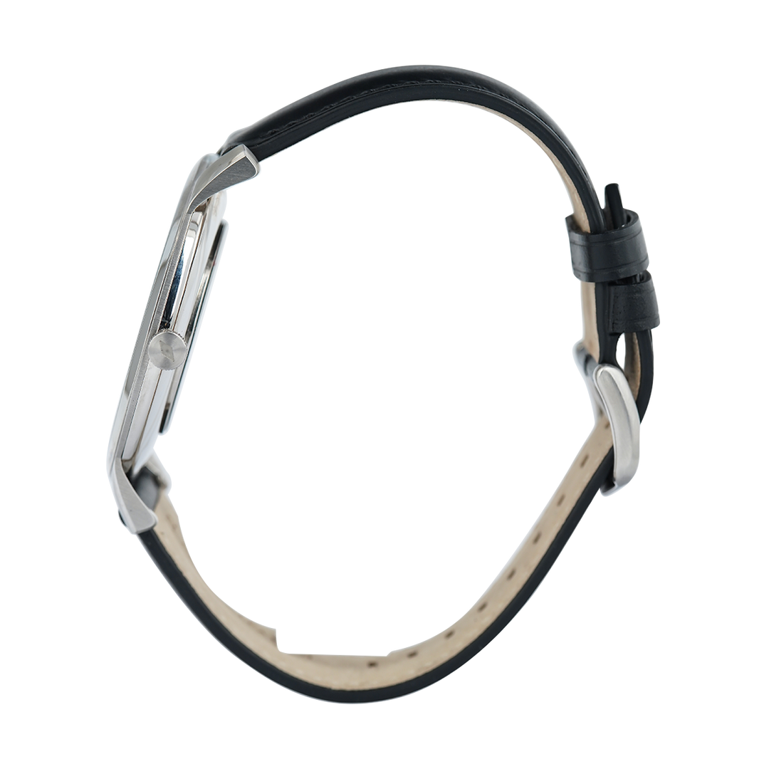 Jam Tangan Fossil Minimalist FS5493 Men Maroon Red Dial Black