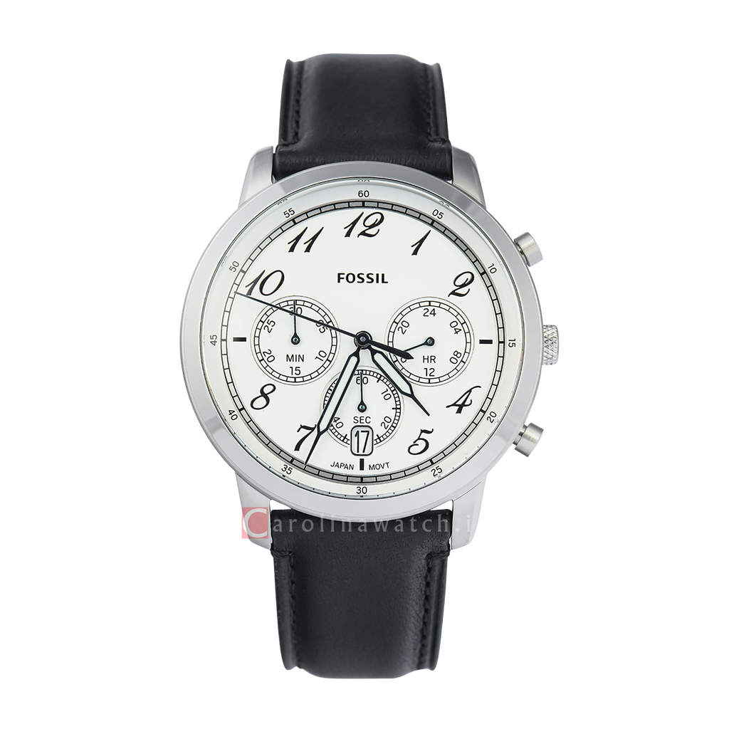 Jam Tangan Fossil Neutra FS6023 Chronograph Men White Dial