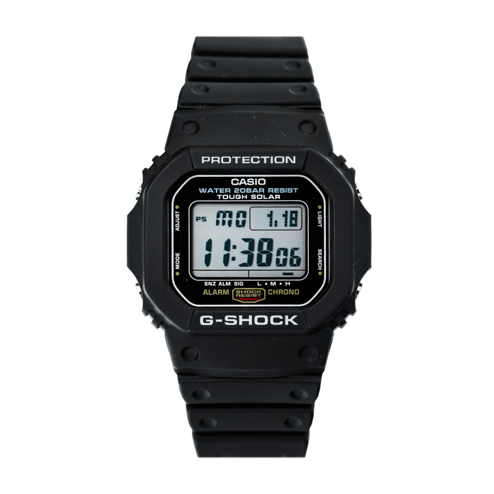 Jam Tangan CASIO G-SHOCK G-5600E-1D Men Digital Dial Black Resin Band