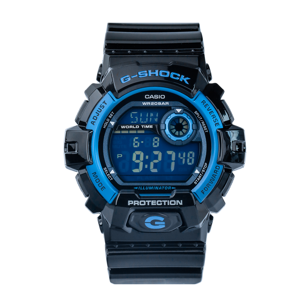 Jam Tangan Casio G-Shock G-8900A-1D Men Digital Dial Black Resin Band