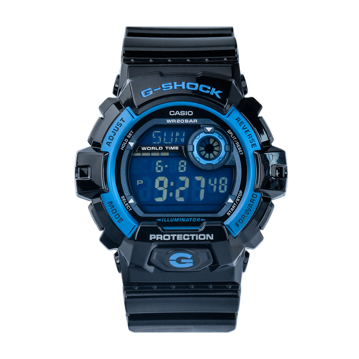 Jam Tangan Casio G-Shock G-8900A-1D Men Digital Dial Black Resin Band