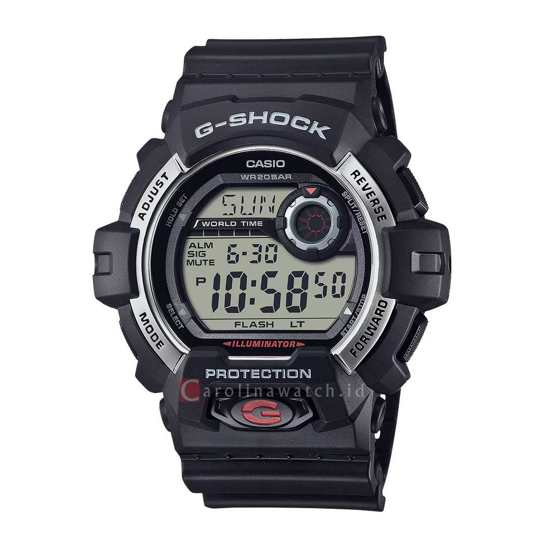 Jam Tangan Casio G-Shock G-8900S-1D Men Digital Dial Black Resin Band