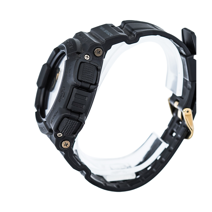 Jam Tangan Casio G-Shock Mudman G-9300GB-1D Men Tough Solar Black & Gold Digital Compass Resin Band