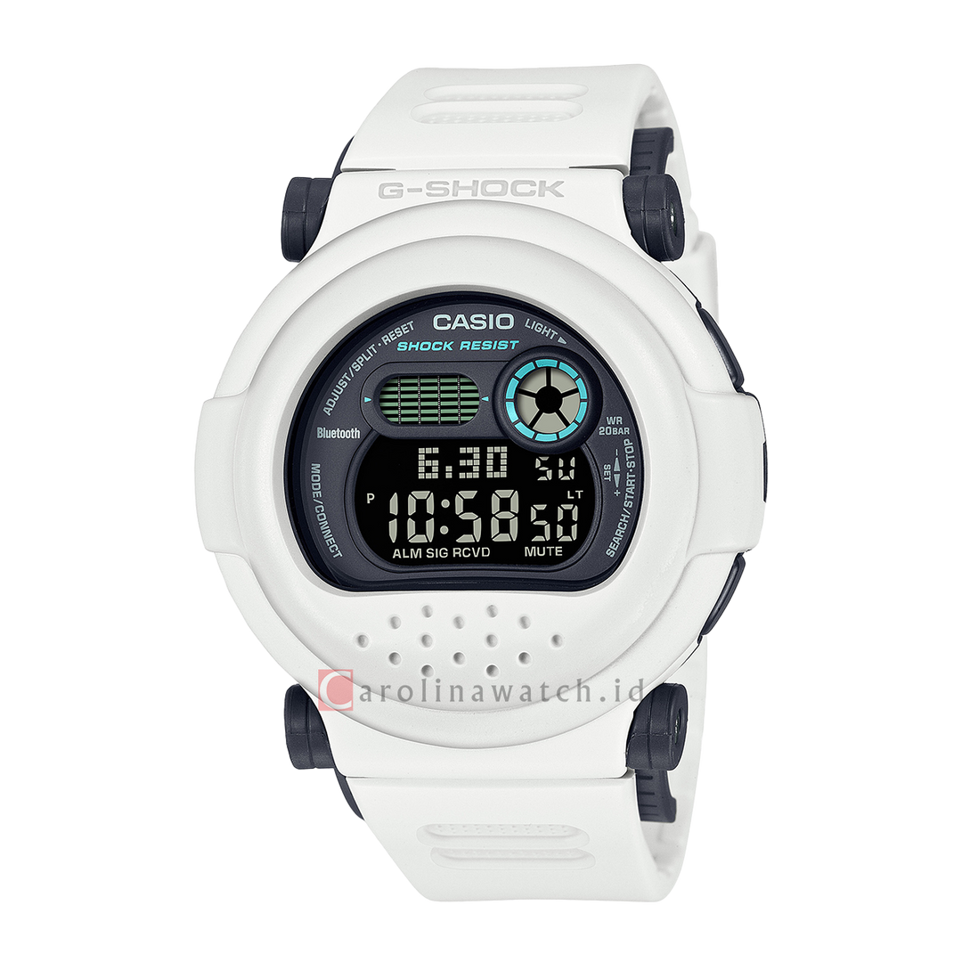 Jam Tangan Casio G-Shock G-B001SF-7D Men Sci-Fi World Series Digital Dial White Resin Band