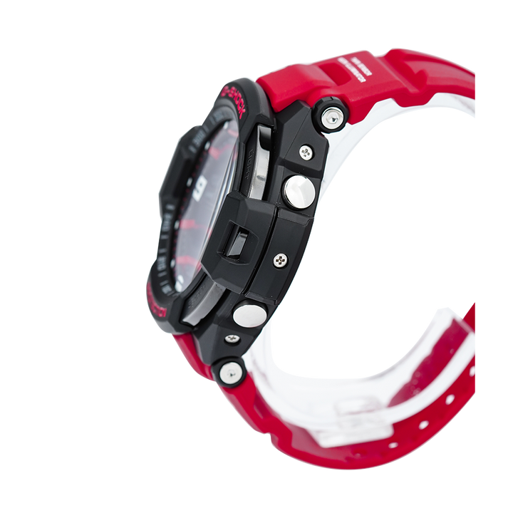 Jam Tangan Casio G-Shock GA-1000-4B MASTER OF G - AIR Men Black Digital Analog Dial Red Resin Band