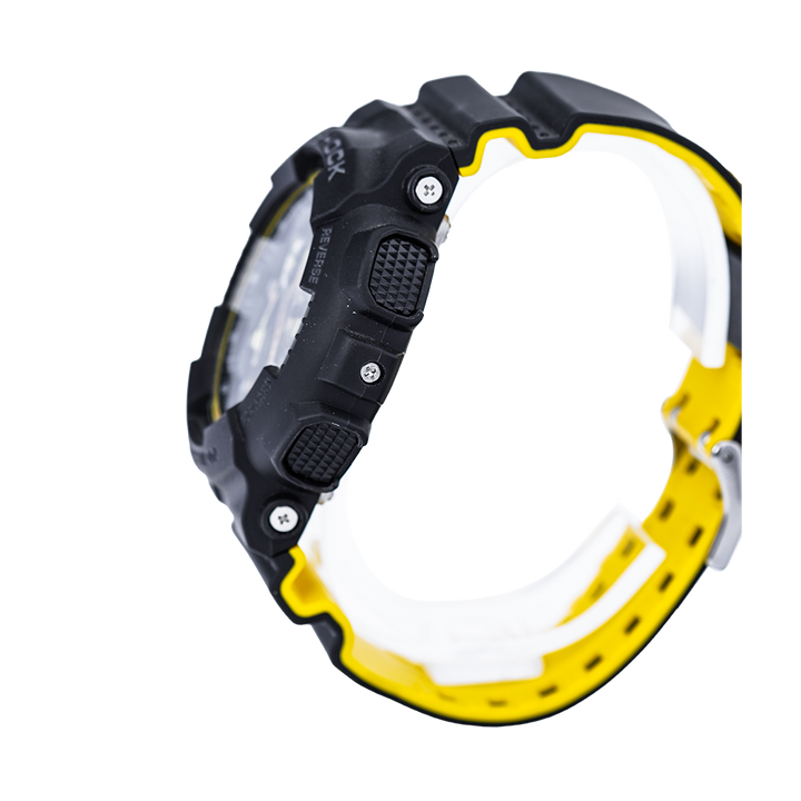 Jam Tangan Casio G-Shock Special Color Models GA-100BY-1A Men Digital Analog Dial Black Resin Band