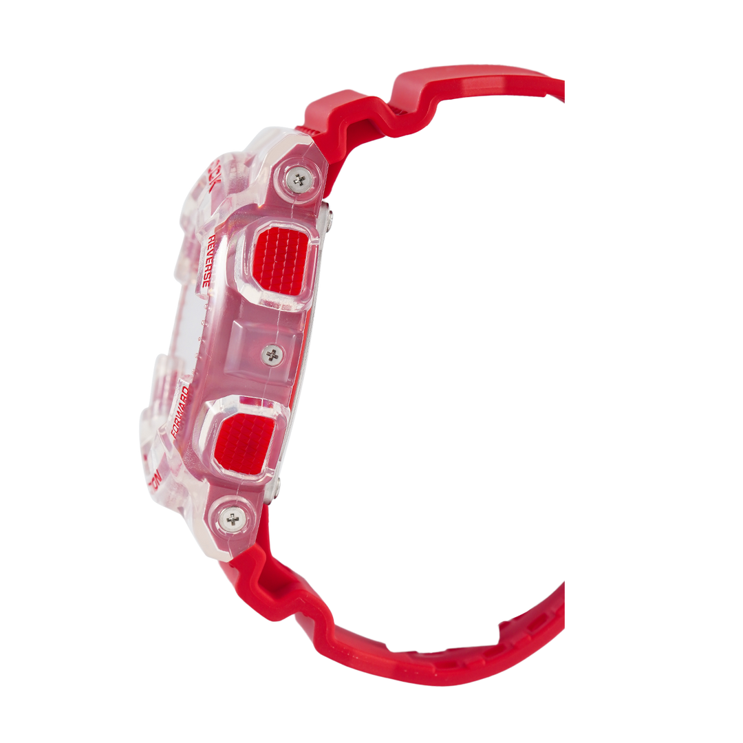 Jam Tangan CASIO G-SHOCK GA-110GL-4A Men Lucky Drop Collection Red Dial Red Resin Band