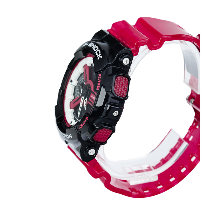 Jam Tangan Casio G-Shock GA-110RB-1A Men Digital Analog Dial Red Resin Band