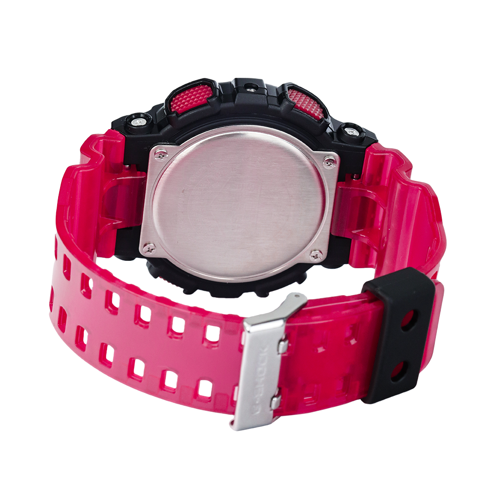 Jam Tangan Casio G-Shock GA-110RB-1A Men Digital Analog Dial Red Resin Band