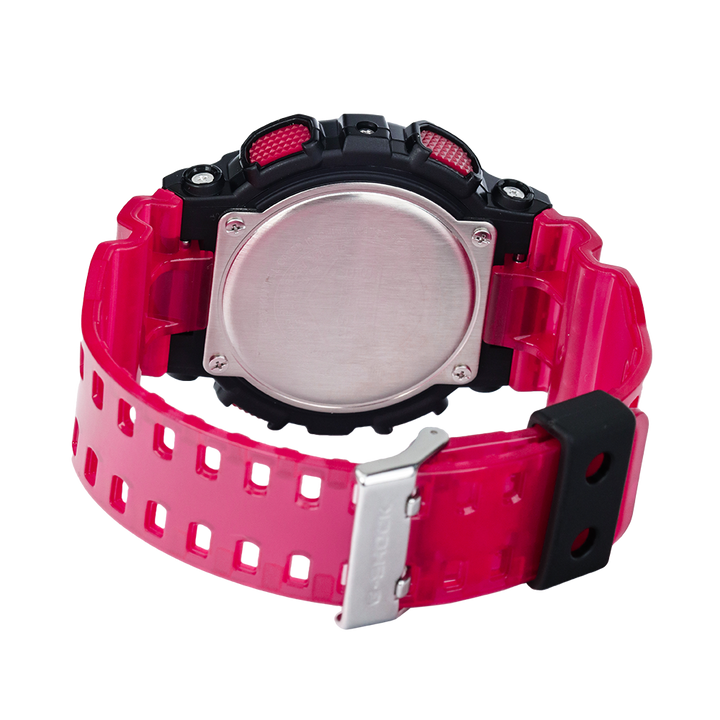 Jam Tangan Casio G-Shock GA-110RB-1A Men Digital Analog Dial Red Resin Band