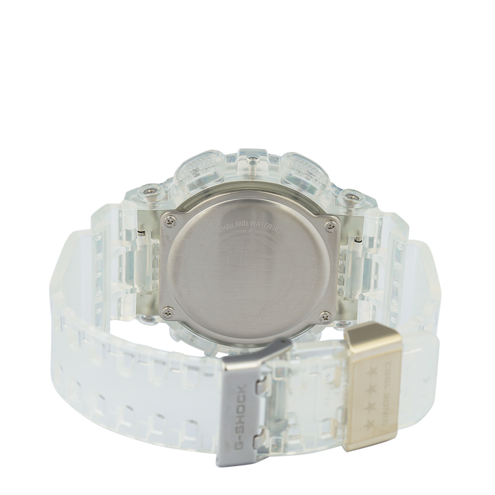 Jam Tangan Casio G-Shock GA-114RX-7A Men 40th Anniversary Clear Remix White Transparent Resin Band Limited Edition