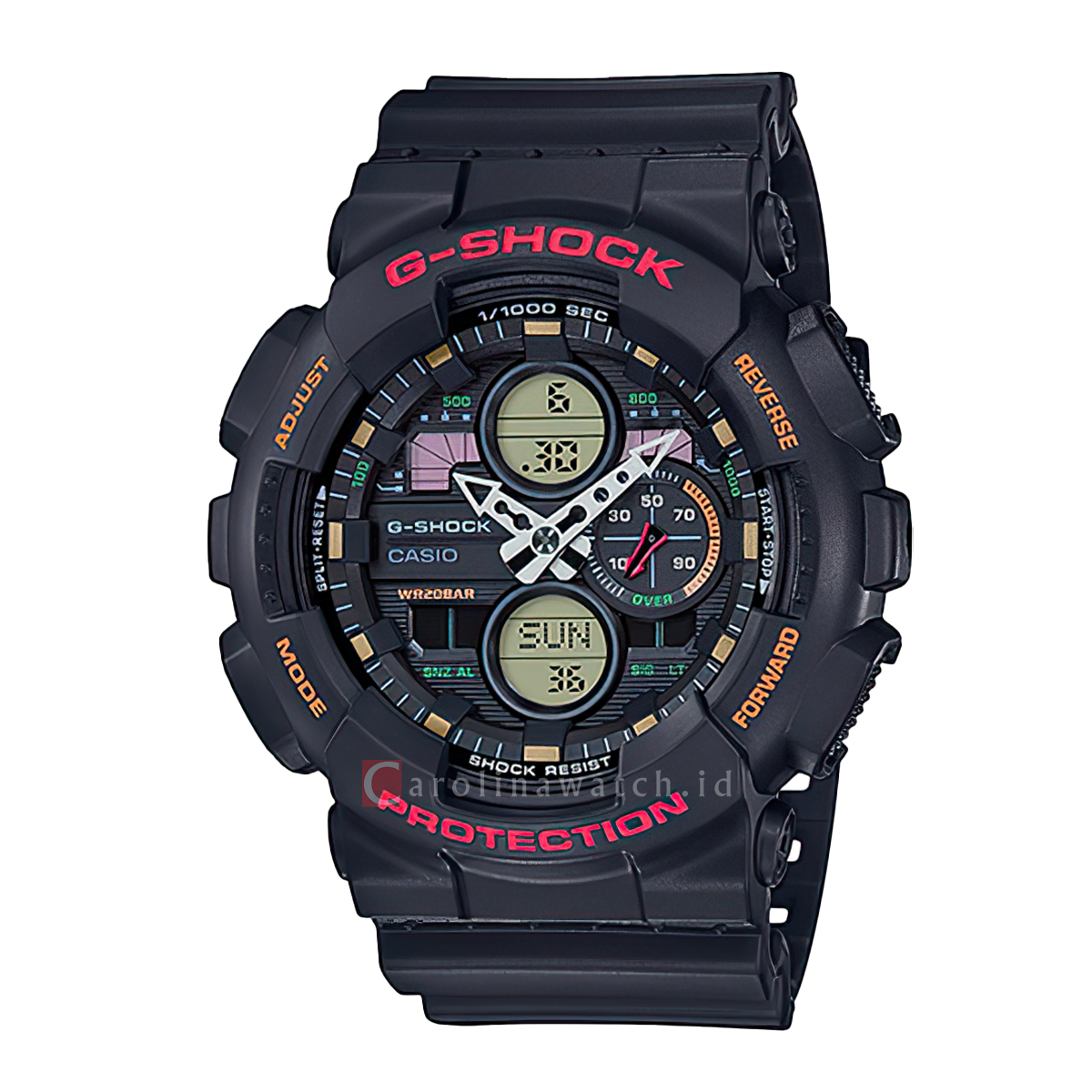 Cara setting jam g shock ga 140 hot sale