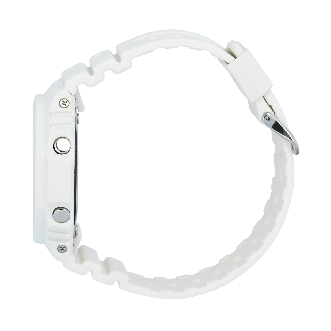 Jam Tangan CASIO G-SHOCK Classic GA-2100HDS-7A Men White Analog-Digital Dial White Resin Band