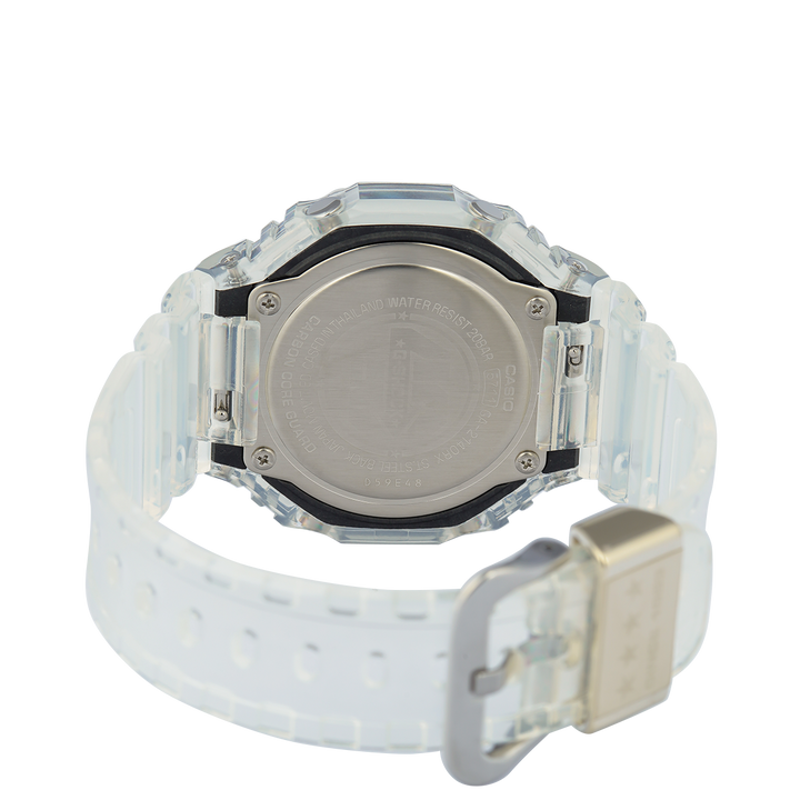 Jam Tangan Casio G-Shock GA-2140RX-7A Men 40th Anniversary Clear Remix White Transparent Resin Band Limited Edition