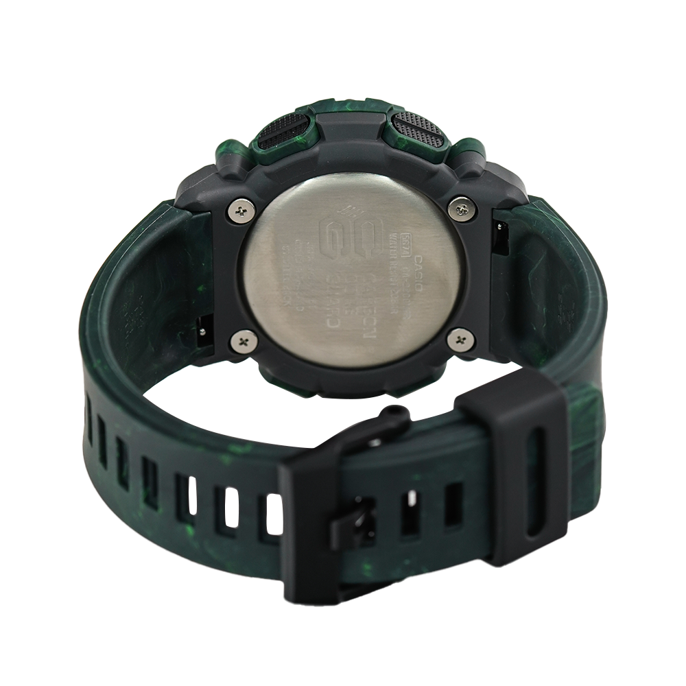 Jam Tangan Casio G-Shock GA-2200MFR-3A Men Mystic Forest Digital Analog Dial Green Resin Band