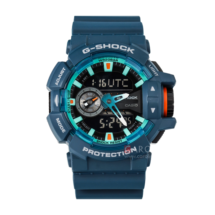 Jam Tangan Casio G-Shock GA-400CC-2A Men Special Color Models Digital Analog Dial Dual Color Resin Band