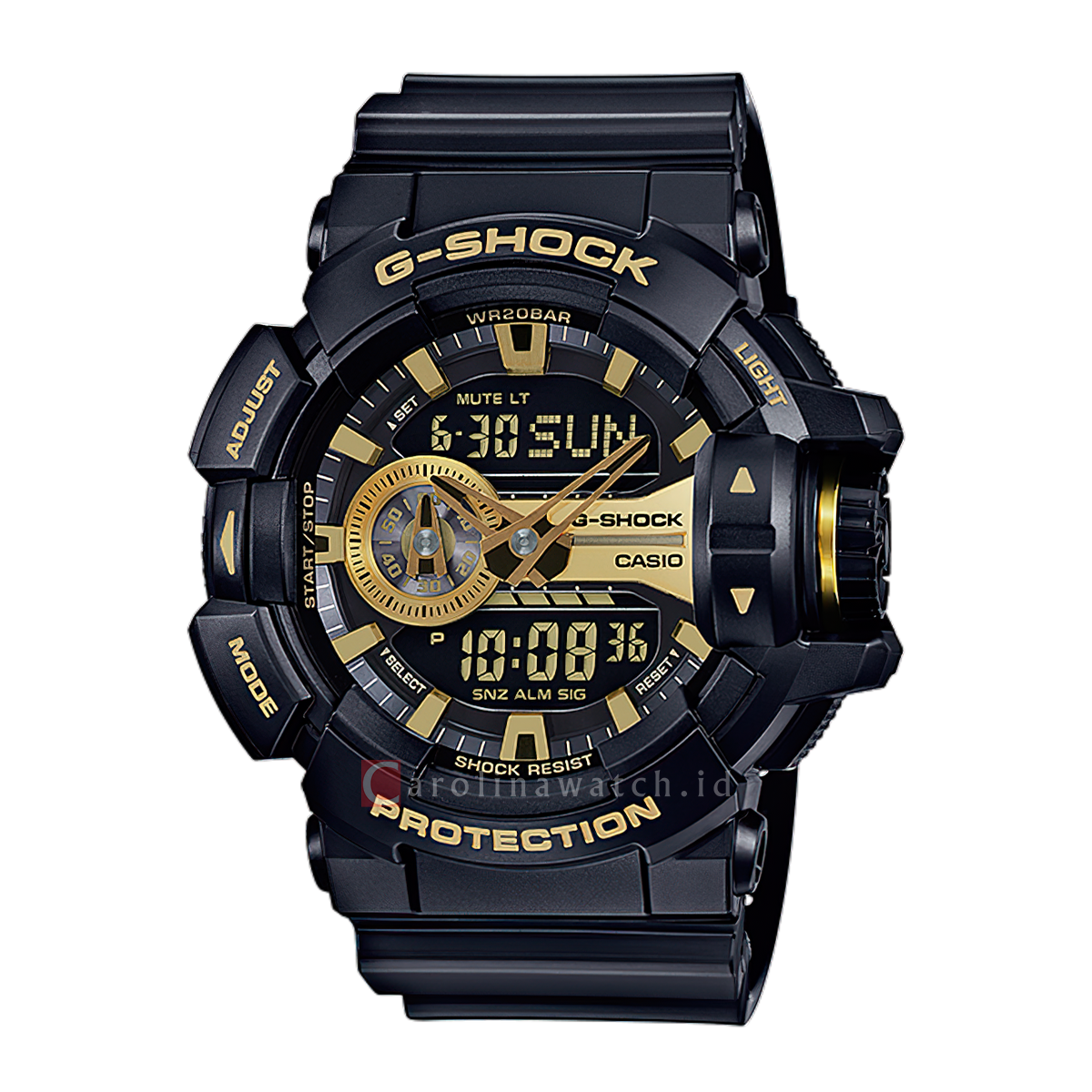 Jam Tangan Casio G Shock Ga 400gb 1a9 Men Black And Gold Digital Analo