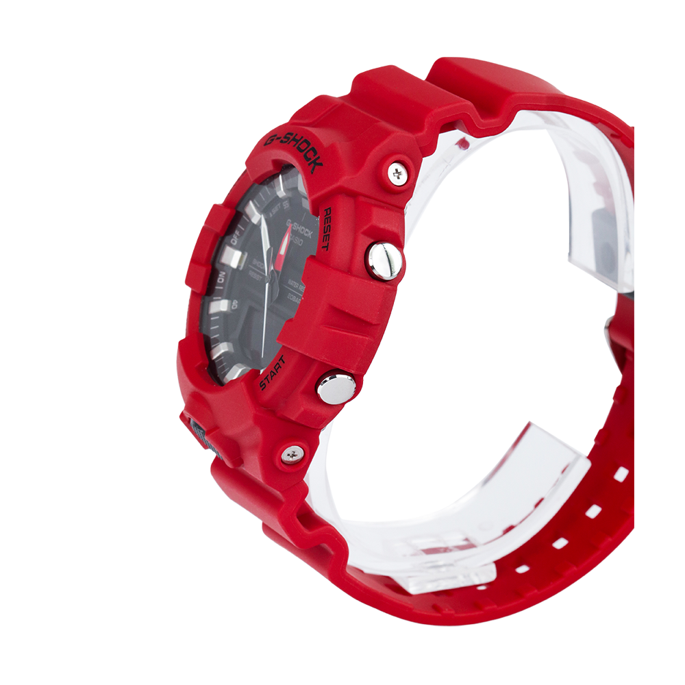 Jam Tangan Casio G-Shock GA-800-4A Men Digital Analog Dial Red Resin Band