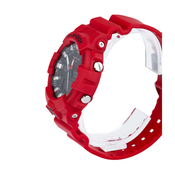 Jam Tangan Casio G-Shock GA-800-4A Men Digital Analog Dial Red Resin Band