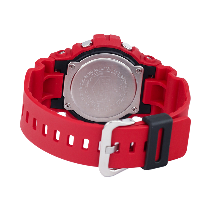 Jam Tangan Casio G-Shock GA-800-4A Men Digital Analog Dial Red Resin Band