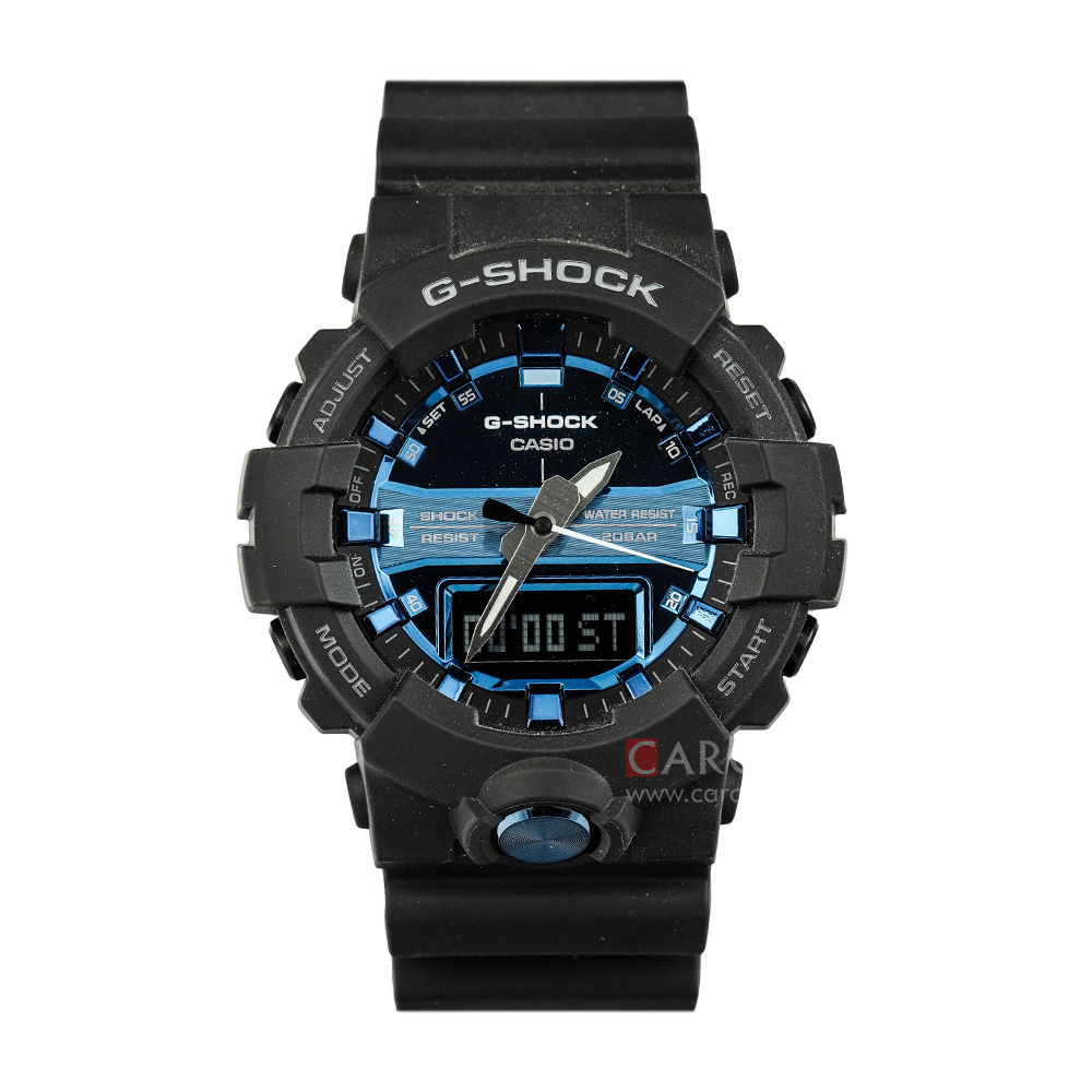 Jam Tangan Casio G-Shock GA-810MMB-1A2 Men Special Color Models Digital Analog Dial Matte Black Resin Band