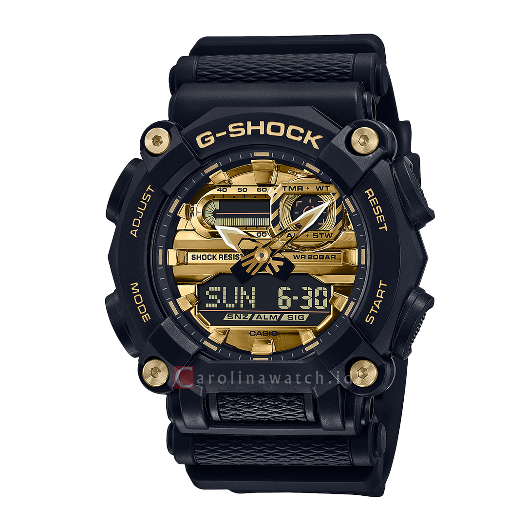 Jam Tangan Casio G-Shock GA-900AG-1A Men The Industrial Style Black Resin Band